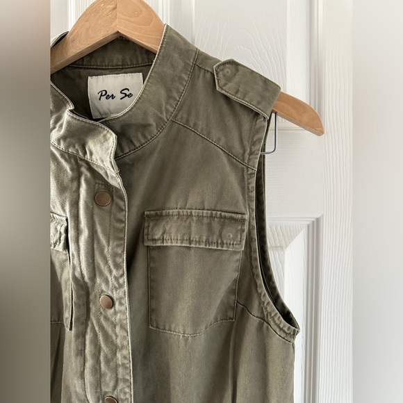 Per Se Vest Military Green Size Medium - Picture 4 of 11